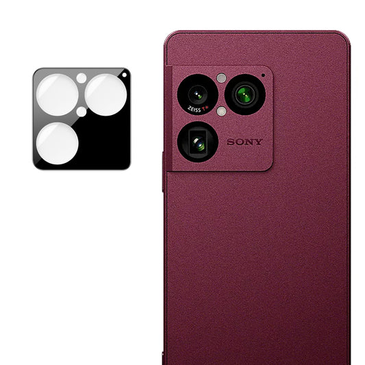 Zaščitna folija za zadnjo kamero Techsuit za Sony Xperia 1 VIII, kaljeno steklo, črna