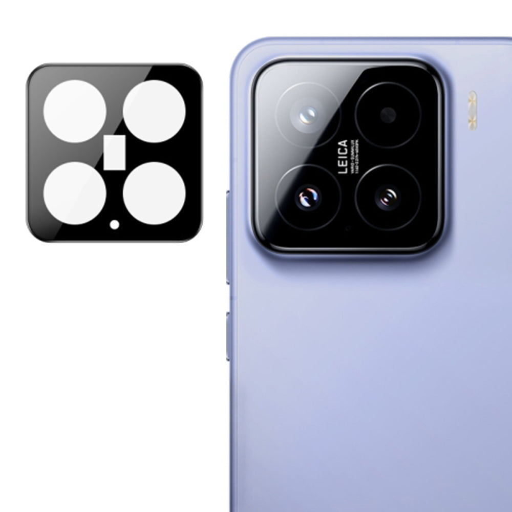 Zaščitna folija za zadnjo kamero Techsuit za Xiaomi 15, kaljeno steklo, črna