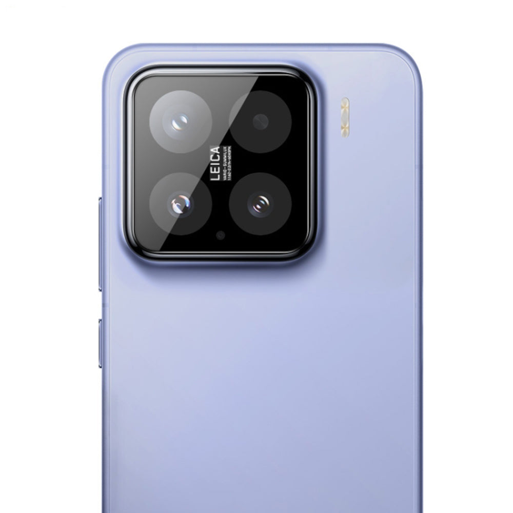 Zaščitna folija za zadnjo kamero Techsuit za Xiaomi 15, kaljeno steklo, črna