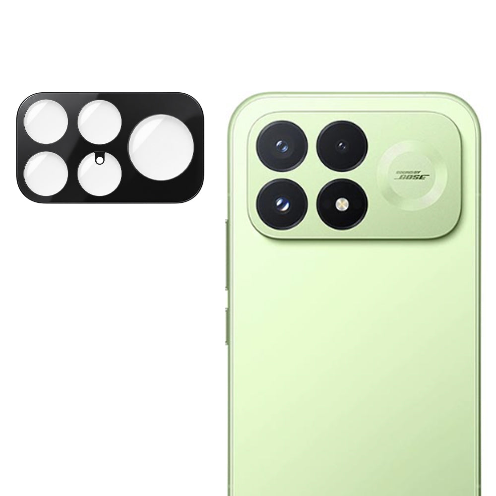 Zaščitna folija za zadnjo kamero Techsuit za Xiaomi Poco F9 Pro, kaljeno steklo, črna