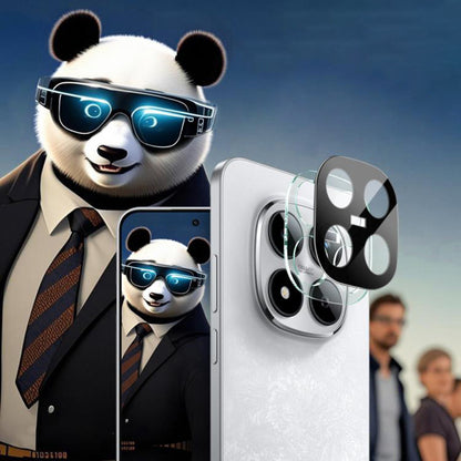 Techsuit Rear Camera Protection Film for Xiaomi Poco M8 Pro / Redmi Note 15 Pro+ 5G, Tempered Glass, Black