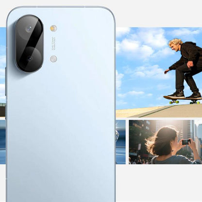 Zaščitna folija za zadnjo kamero Techsuit za Xiaomi Poco X8 Pro, Kaljeno steklo, Črna