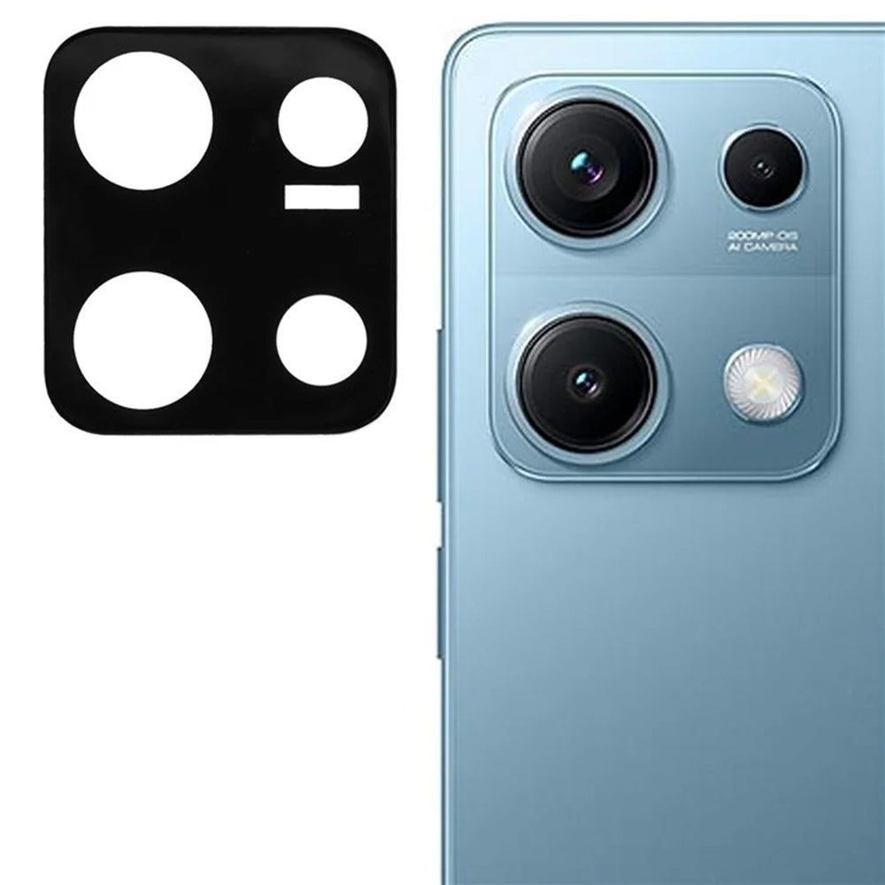 Zaščitna folija za zadnjo kamero Techsuit za Xiaomi Redmi Note 14S, kaljeno steklo, črna