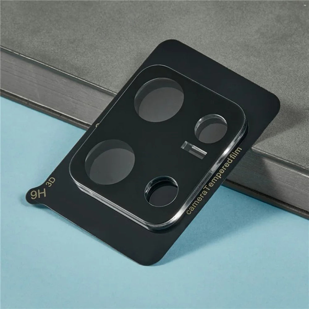 Zaščitna folija za zadnjo kamero Techsuit za Xiaomi Redmi Note 14S, kaljeno steklo, črna