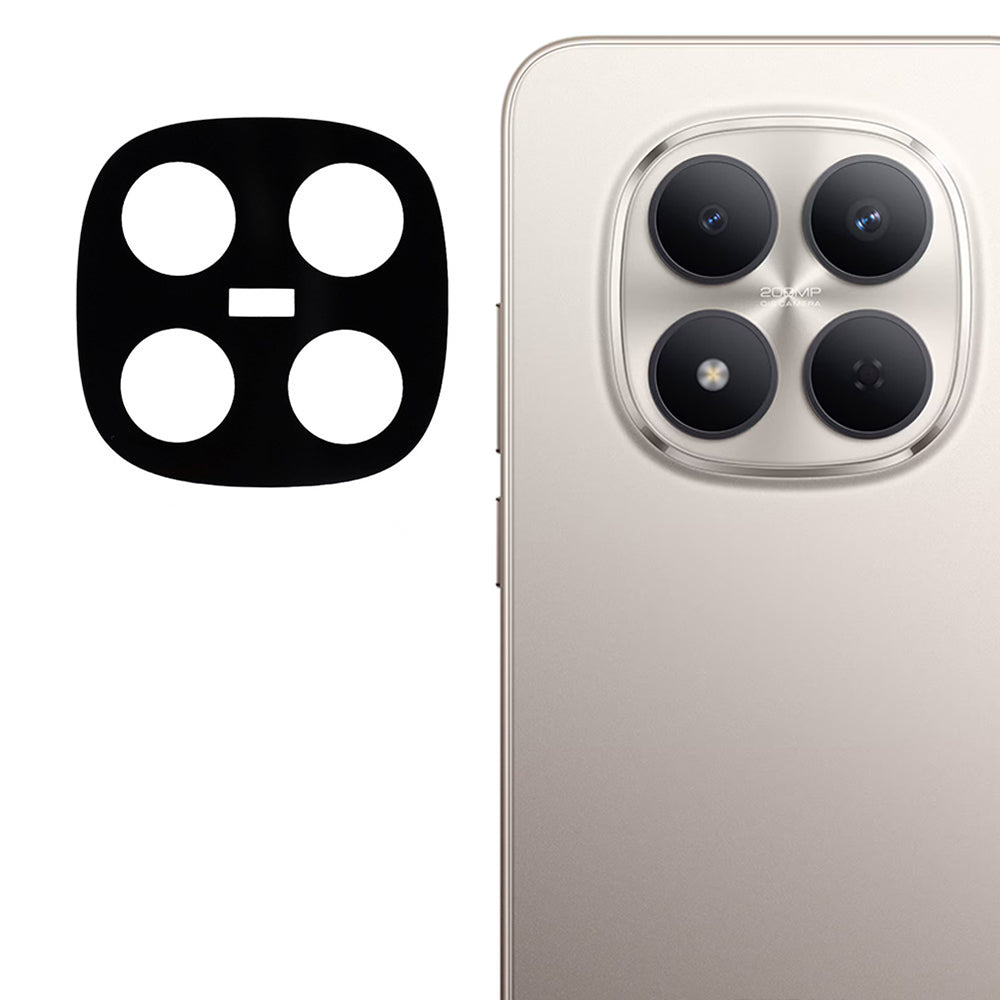 Zaščitna folija za zadnjo kamero Techsuit za Xiaomi Redmi Note 15 Pro 5G, Kaljeno steklo, Črna