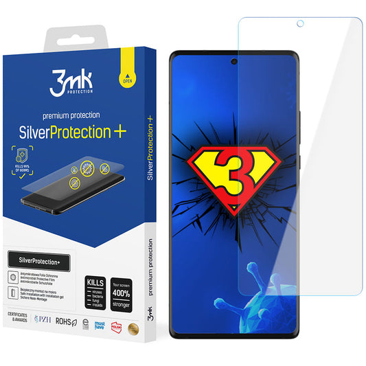 Zaščitna folija za zaslon 3MK Silver Protect+ za Motorola Edge 30 Ultra, Plastika
