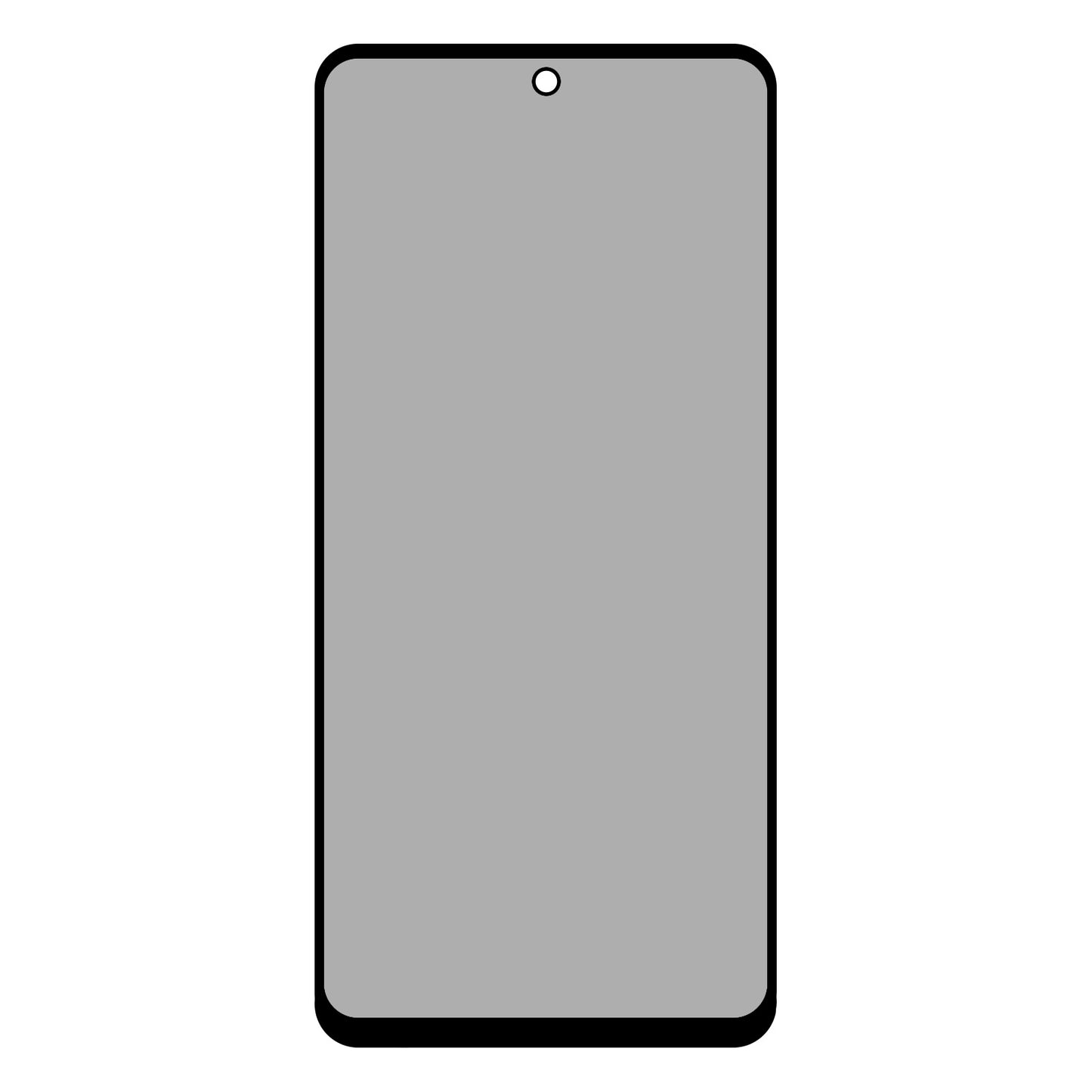Zaščitna folija zaslona Privacy OG Premium za Samsung Galaxy S23 FE S711 / A54 A546, kaljeno steklo, polno lepilo