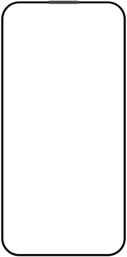 Zaščitna folija zaslona OEM Automatic Alignment za Apple iPhone 17e / 16e / 14 / 13 Pro, kaljeno steklo, polno lepilo, 5D, črna