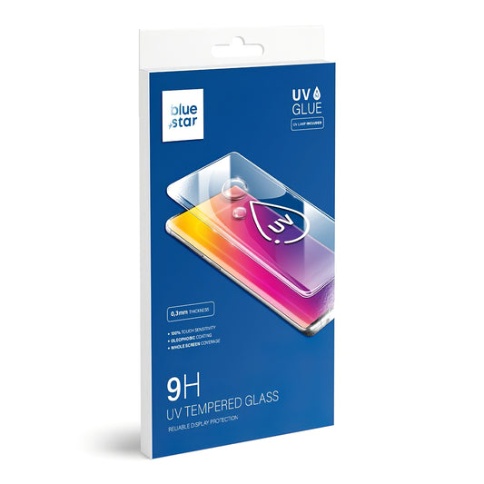 Blue Star Zaščitna folija za zaslon za Samsung Galaxy S23 Ultra S918, zaščiteno steklo, lepilo UV