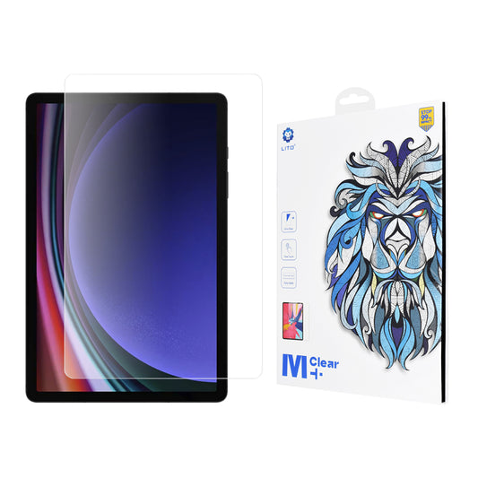 Zaščitna folija za zaslon Lito Classic za Samsung Galaxy Tab S9 FE / Tab S9, kaljeno steklo, polno lepilo, 2.5D
