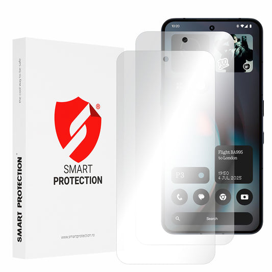 Zaščitna folija za zaslon Smart Protection Premium Classic za Nothing Phone (3), plastika, komplet 2 kosa