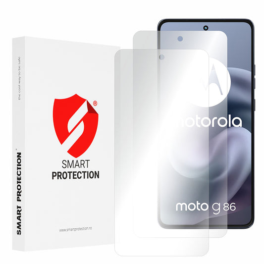 Zaščitna folija za zaslon Smart Protection Premium Classic za Motorola Moto G86, plastika, komplet 2 kosa