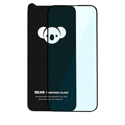 Zaščitna folija za zaslon Bear HD za Samsung Galaxy S25 FE, kaljeno steklo, polno lepilo, črna
