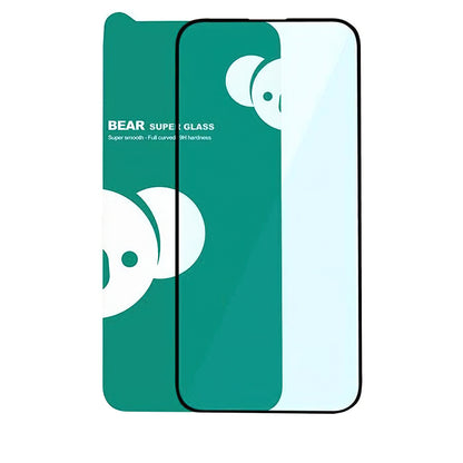 Zaščitna folija za zaslon Bear Super Hard za Apple iPhone 18 Pro Max / 17 Pro Max / 16 Pro Max, kaljeno steklo, polno lepilo, 3D, črna