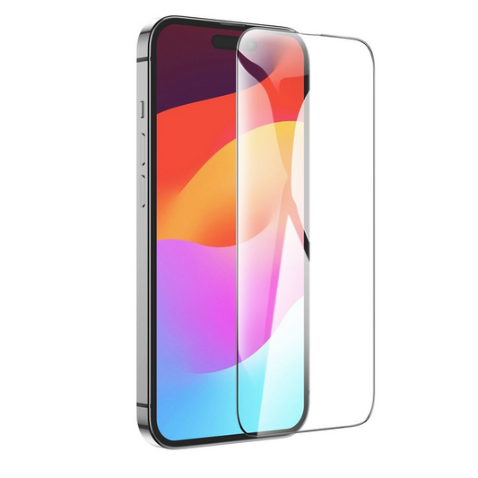 Zaščitna folija za zaslon HOCO G14 za Apple iPhone 17 Air, Kaljeno steklo, Polno lepljenje, Set 10 kosov, 5D, Črna