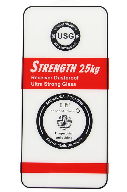 OEM Ultra Strong 25KG Screen Protector for Samsung Galaxy S26 S942, Tempered Glass, Full Glue, 2.5D, Black