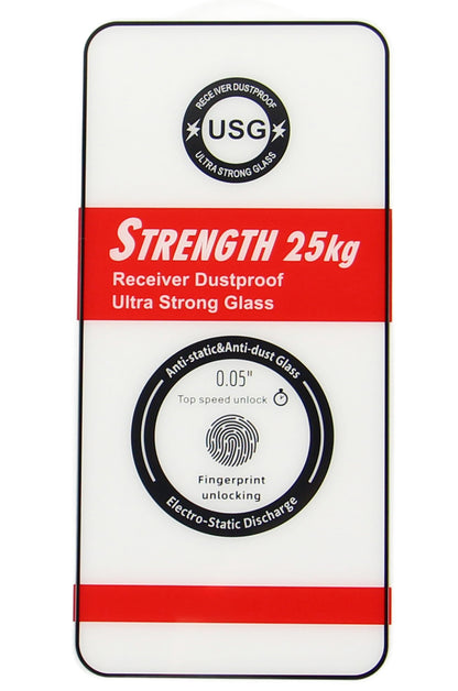 Zaščitna folija za zaslon OEM Ultra Strong 25KG za Samsung Galaxy S26 Ultra S948, kaljeno steklo, polno lepilo, 2.5D, črna