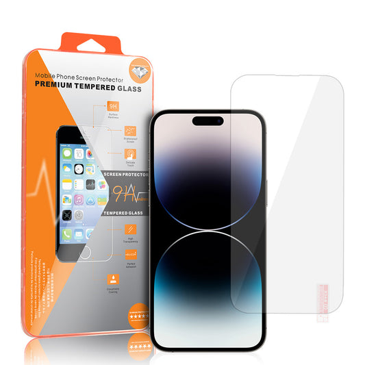 Zaščitna folija zaslona OEM Orange za Apple iPhone 18 Pro / 17 Pro / 17 / 16 Pro, kaljeno steklo, polno lepilo