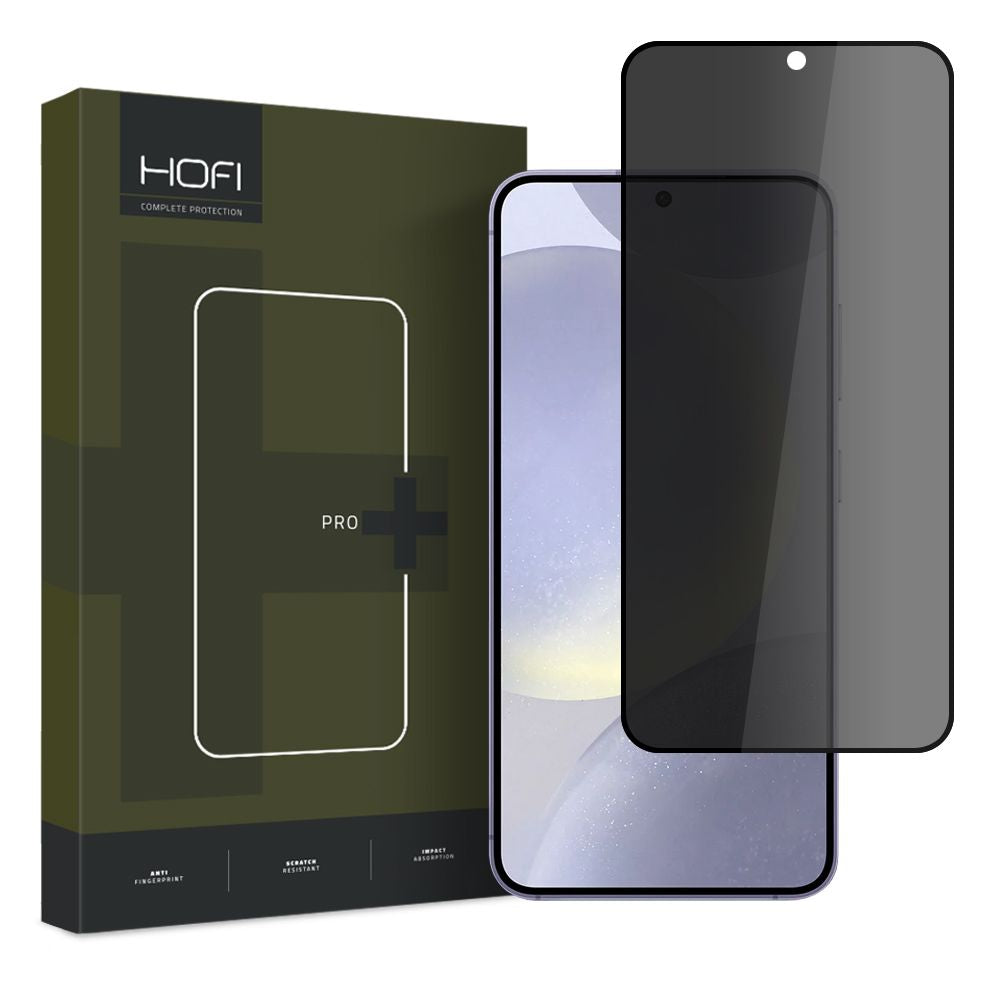 Privacy Screen Protector HOFI PRO+ for Samsung Galaxy S24 S921, Protective Glass, Full Glue 