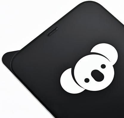 Zaščitna folija za zaslon Bear HD za Apple iPhone 17 Air, kaljeno steklo, polno lepilo, črna