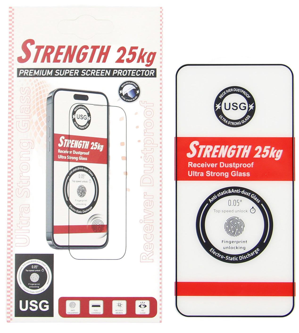 Zaščitna folija za zaslon OEM Ultra Strong 25KG za Samsung Galaxy S25 Ultra S938, kaljeno steklo, polno lepilo, 2.5D, črna