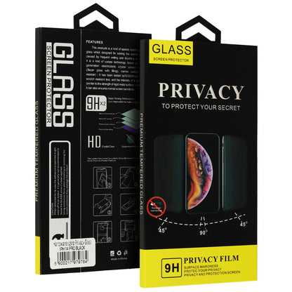 Zaščitna folija zaslona Privacy OEM za Apple iPhone 17, kaljeno steklo, polno lepilo