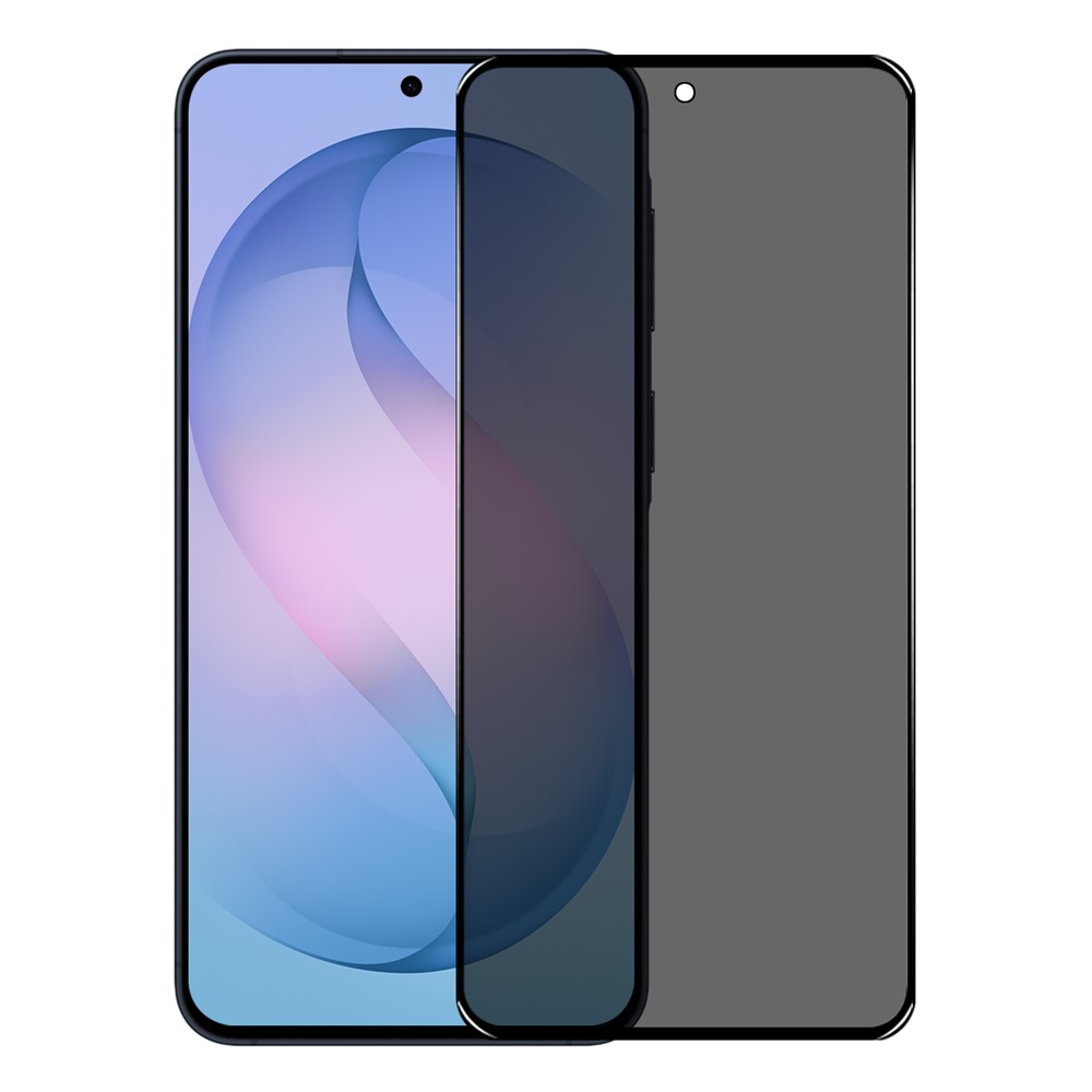 Zaščitna folija zaslona Privacy Northjo za Samsung Galaxy S26 FE, kaljeno steklo, polno lepilo, komplet 2 kosa