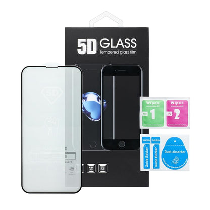 OEM zaščitna folija za zaslon Privacy za Apple iPhone 18 Pro Max, kaljeno steklo, Full Glue, 5D, črna