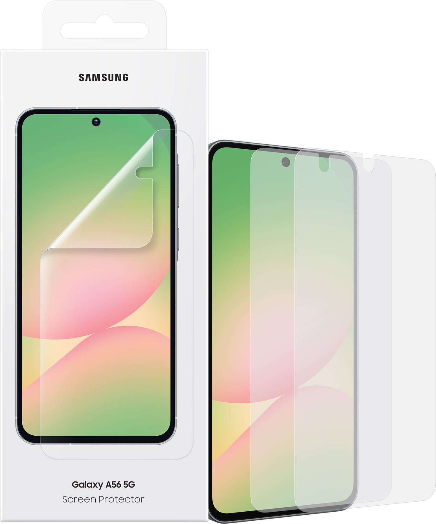 Zaščitna folija zaslona za Samsung Galaxy A56 A566, plastika, komplet 2 kosa EF-UA566CTEGWW