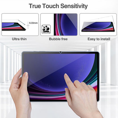 Lito Classic Screen Protector Film for Samsung Galaxy Tab S9 FE / Tab S9, Tempered Glass, Full Glue, 2.5D
