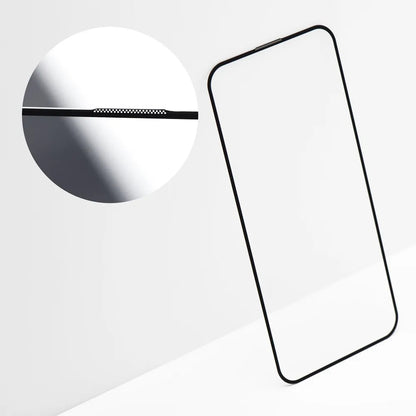 Zaščitna folija za zaslon OEM OG Premium za Apple iPhone 17 Pro, Kaljeno steklo, Polno lepljiva, Črna