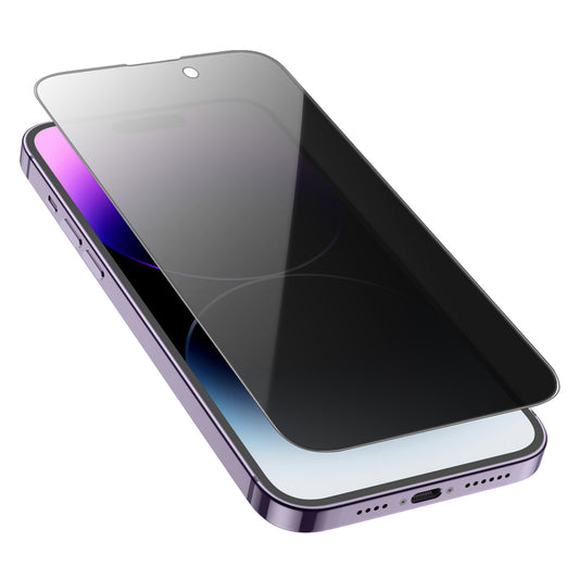 Zaščitna folija za zaslon Privacy HOCO G15 za Apple iPhone 14 Pro Max, Kaljeno steklo, Polno lepilo, 5D