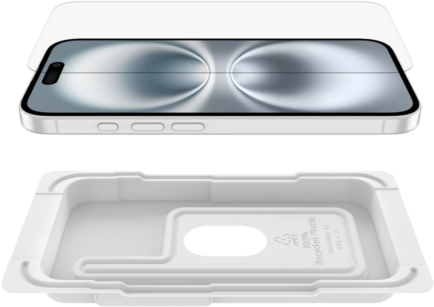 Zaščitna folija zaslona Belkin ScreenForce TemperedGlass za Apple iPhone 16 / 15 / 14 Pro, kaljeno steklo, polno lepilo OVA135zz