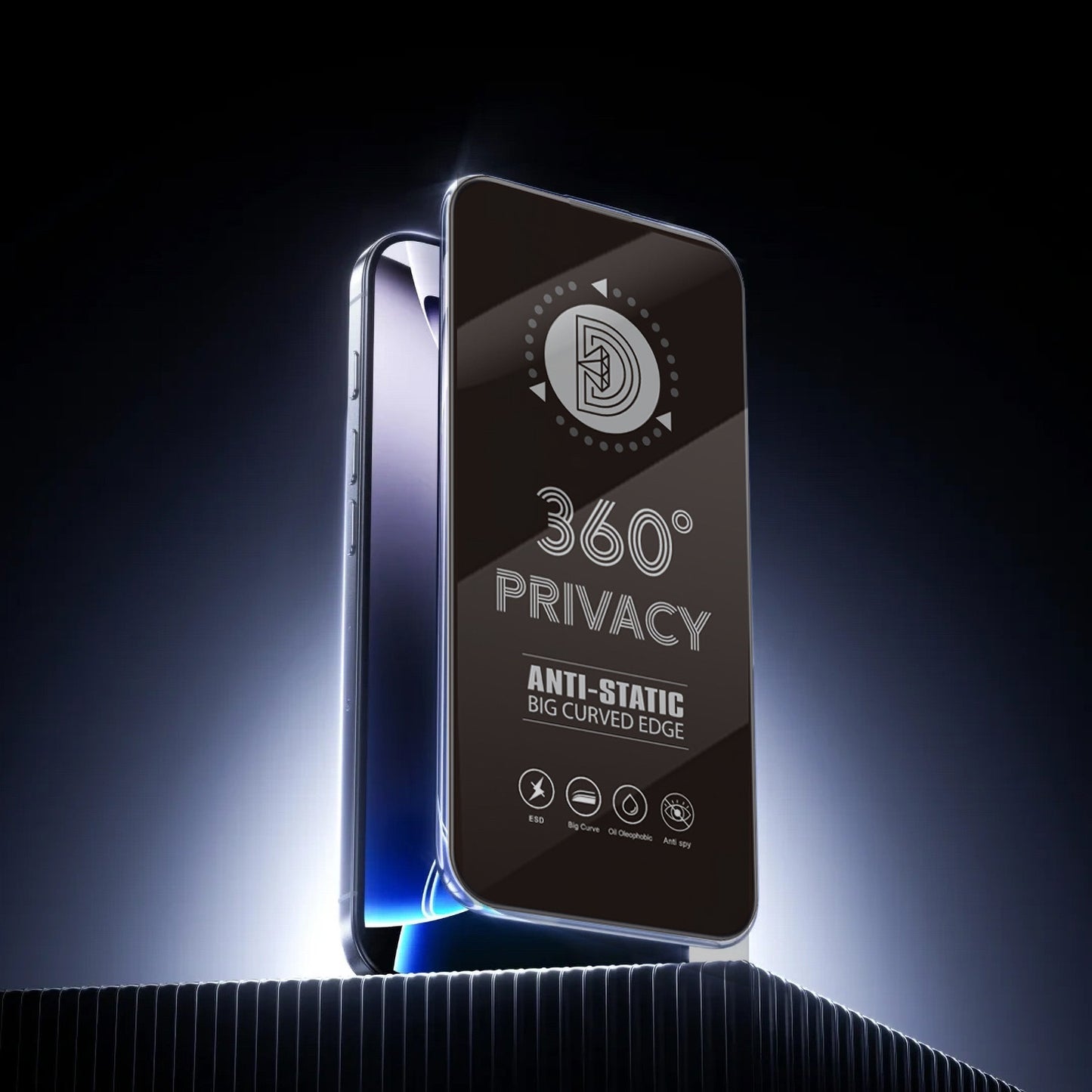 Zaščitna folija zaslona Privacy OEM 360 za Samsung Galaxy A37 5G, varnostno steklo, polno lepilo