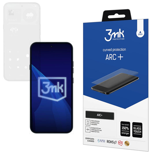 Zaščitna folija zaslona 3MK ARC+ za Nothing Phone (4a) Pro, plastika