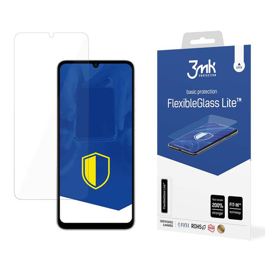 Zaščitna folija za zaslon 3MK FlexibleGlass Lite za Samsung Galaxy A05s A057, fleksibilno steklo, polno lepilo