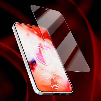 Zaščitna folija za zaslon 3MK FlexibleGlass za Google Pixel 10 Pro / 10, fleksibilno steklo, polno lepilo