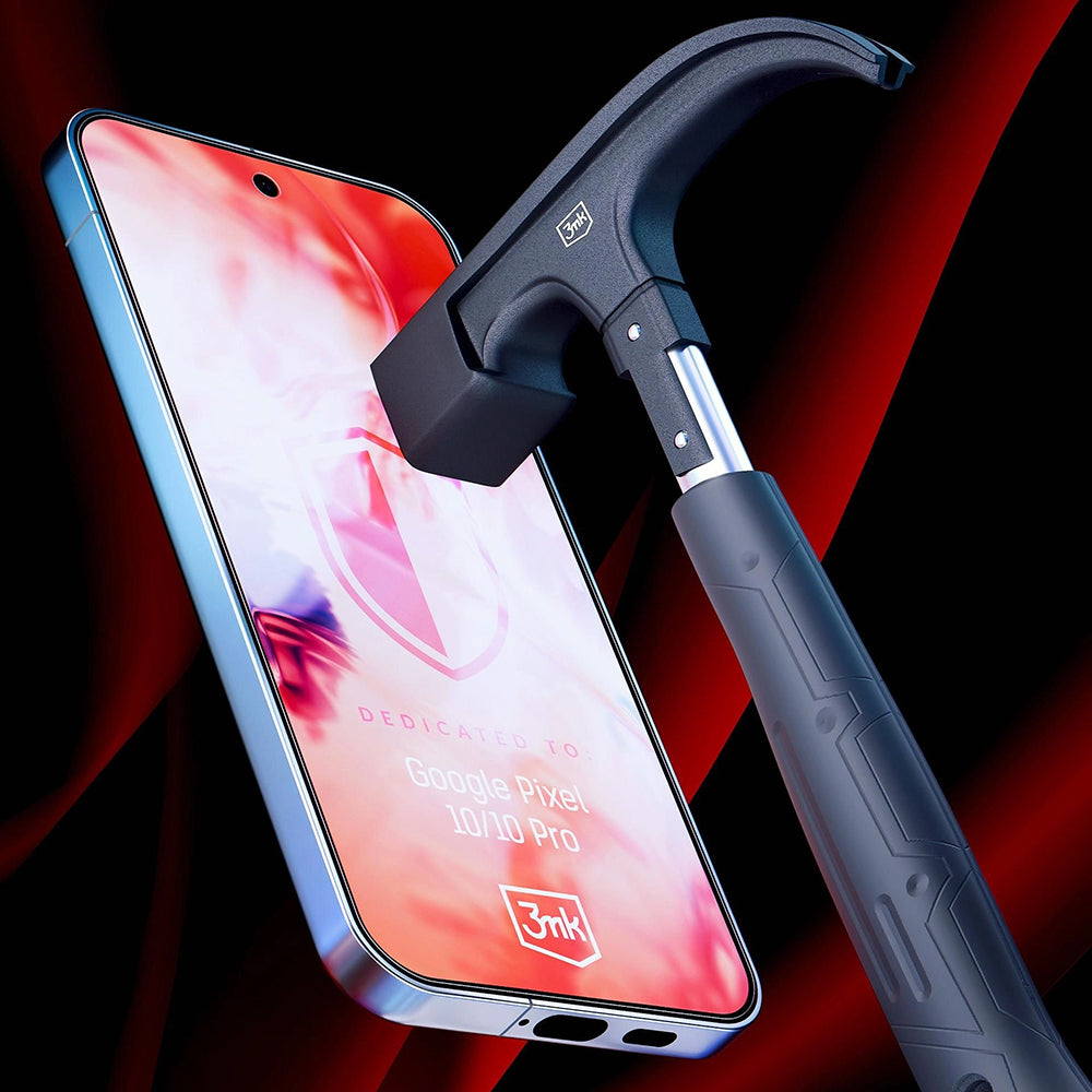 Zaščitna folija za zaslon 3MK FlexibleGlass za Google Pixel 10 Pro / 10, fleksibilno steklo, polno lepilo