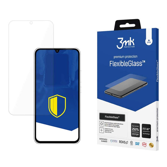Zaščitna folija za zaslon 3MK FlexibleGlass za Samsung Galaxy A55 5G A556 / A35 5G A356, fleksibilno steklo, polno lepilo