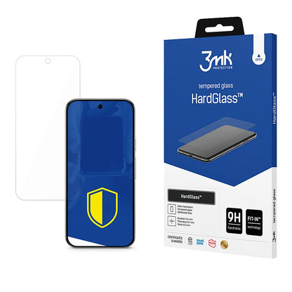 Zaščitna folija za zaslon 3MK HardGlass za Google Pixel 10 Pro / 10, varnostno steklo, polno lepilo