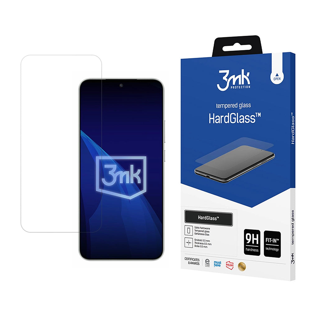 Zaščitna folija za zaslon 3MK HardGlass za Honor Magic8 Lite, Kaljeno steklo, Polno lepilo
