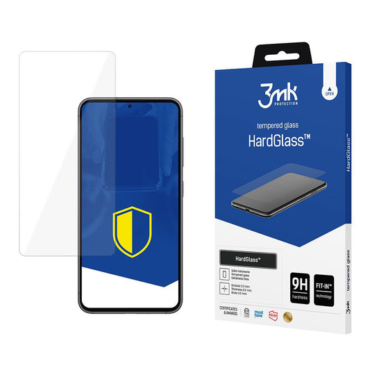 Zaščitna folija za zaslon 3MK HardGlass za Samsung Galaxy S25 S931 / S24 S921, varnostno steklo, polno lepilo
