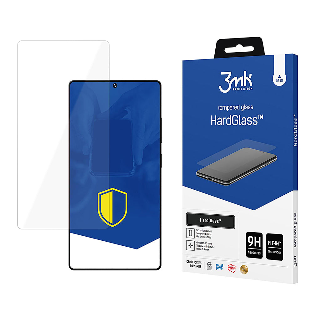 Zaščitna folija za zaslon 3MK HardGlass za Samsung Galaxy S25 Ultra S938, varnostno steklo, polno lepilo