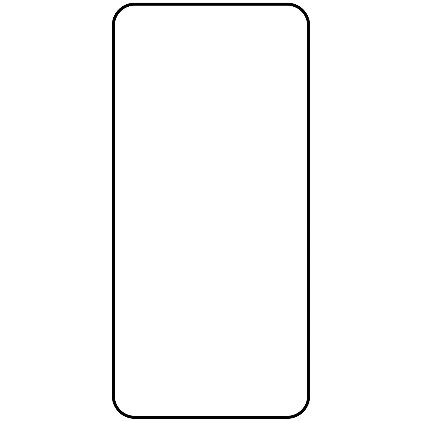 Zaščitna folija za zaslon Blue Shield za Motorola Edge 50 Neo, Kaljeno steklo, Polno lepljiva, Prijazna do ohišja, Črna