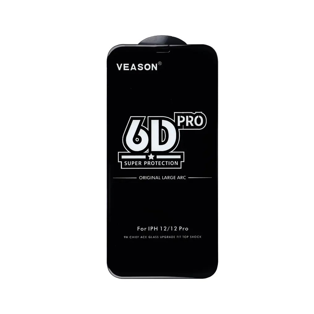 Zaščitna folija za zaslon Veason PRO za Samsung Galaxy A56 A566 / A36 A366, kaljeno steklo, polno lepilo, 6D, črna