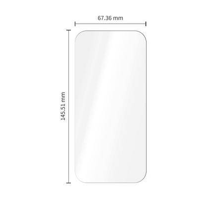 Zaščitna folija za zaslon Tech-Protect OneTouch za Apple iPhone 18 Pro / 17 Pro, kaljeno steklo, polno lepilo, komplet 2 kosa, prozorna