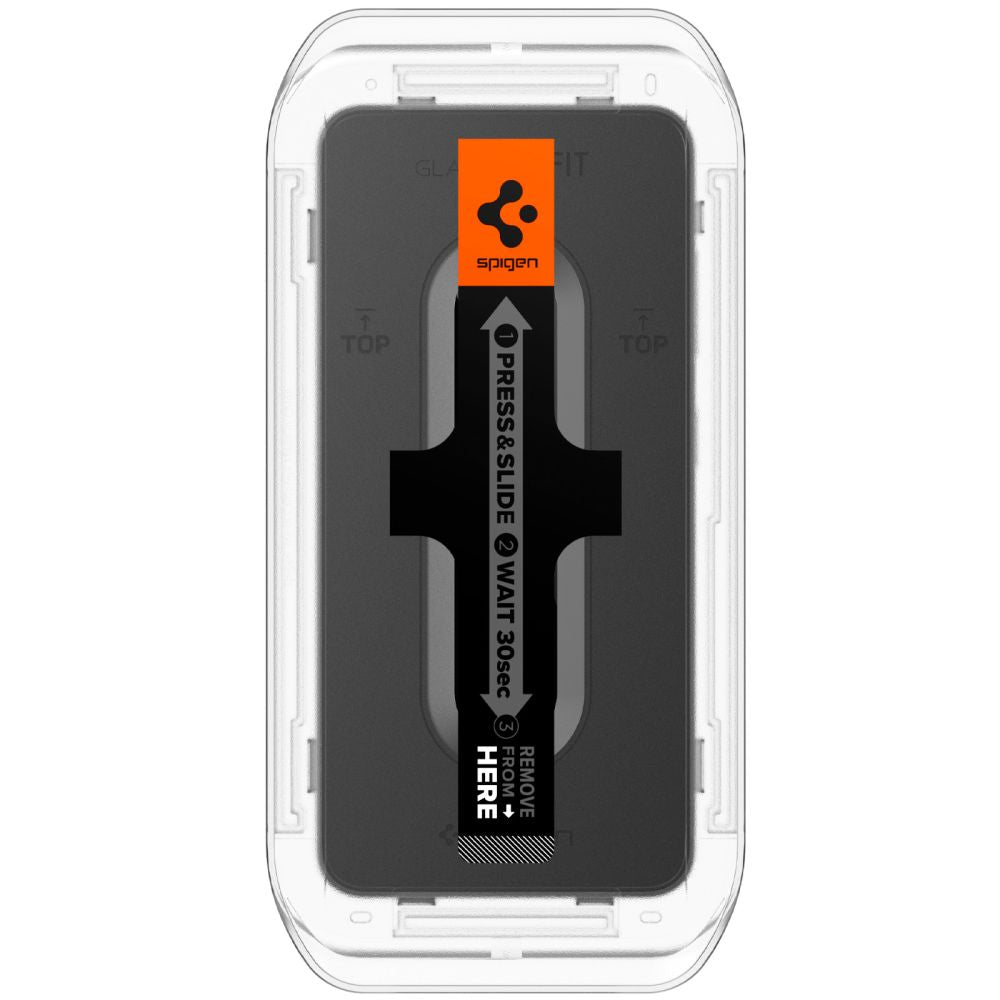 Zaščitna folija za zaslon Spigen GlastR EZ FIT za Samsung Galaxy S25+ S936 / S24+ S926, Kaljeno steklo, Polno lepljenje, Set 2 kosa AGL07432
