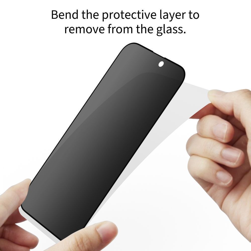 Zaščitna folija za zaslon Privacy Tech-Protect Spy+ za Samsung Galaxy S26 Ultra S948, Kaljeno steklo, Polno lepilo, Komplet 2 kosa
