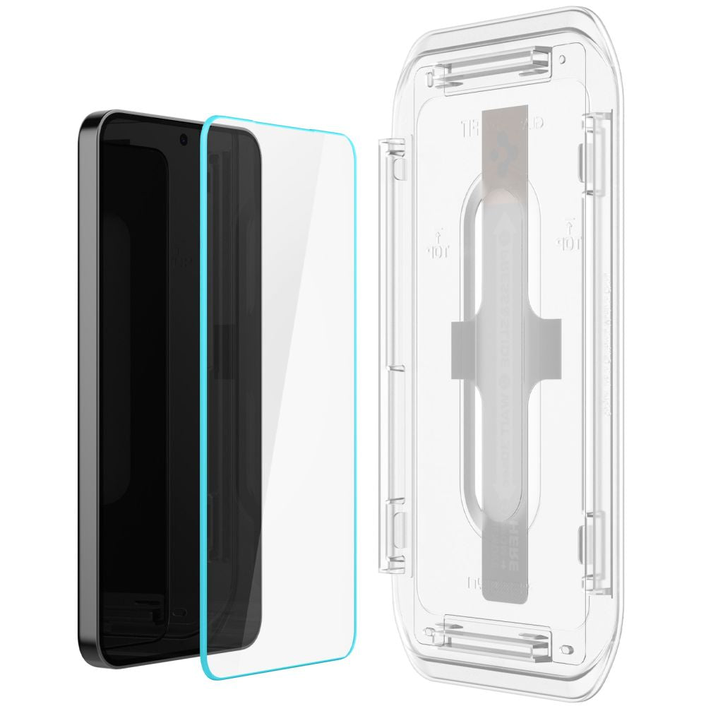Zaščitna folija za zaslon Spigen GlastR EZ FIT za Samsung Galaxy S25+ S936 / S24+ S926, Kaljeno steklo, Polno lepljenje, Set 2 kosa AGL07432
