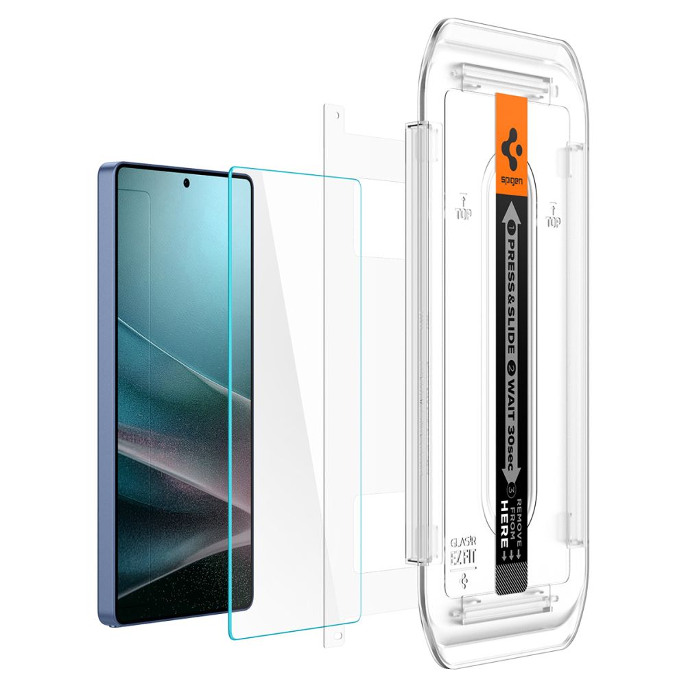 Zaščitna folija za zaslon Spigen GlastR EZ FIT HD za Samsung Galaxy S25 Ultra S938, Kaljeno steklo, Polno lepljenje, Set 2 kosa AGL09082